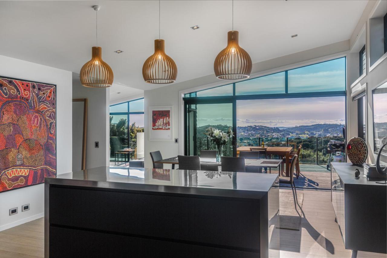 הוילה Oneroa Taonga With Sea Views By Waiheke Unlimited מראה חיצוני תמונה