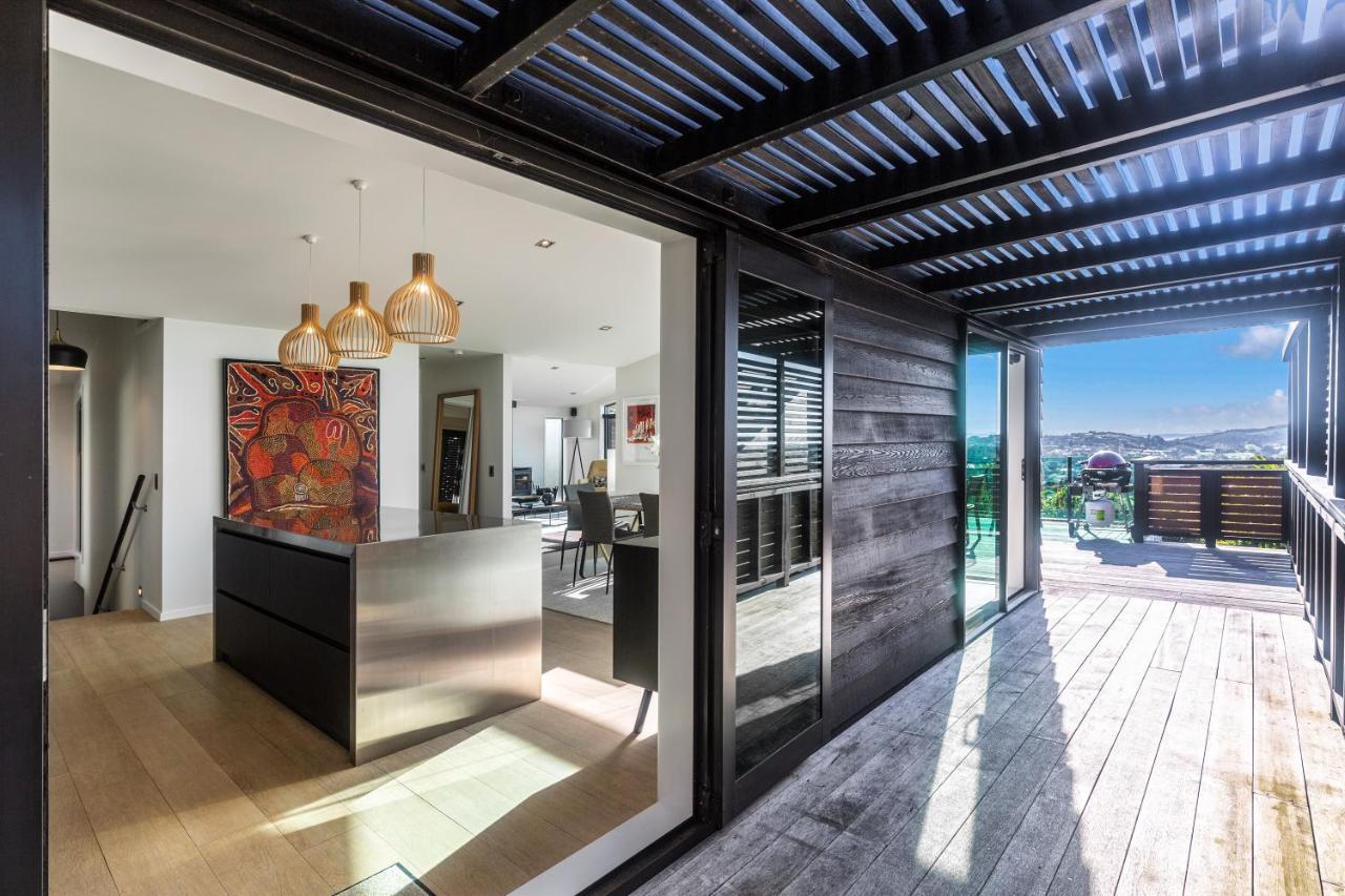 הוילה Oneroa Taonga With Sea Views By Waiheke Unlimited מראה חיצוני תמונה